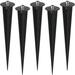 8pcs Garden Light Stakes Path Light Replacement Stakes Aluminum Landscaping Stakes