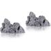 2pcs Mini Rockery Adornment Mini Landscape Ornament Mini Bonsai Ornament Sand Table Decoration