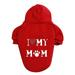 YUHAOTIN Dog Sweaters for Medium Dogs Boy Red Large and Small Dog Sweaters Pet Sweaters Dog Clothes Pet Clothes Clothes Dog Sweaters for Medium Dogs Boy Dog Sweaters for Medium Dogs Boy