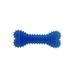 Angfeng Dog Bone Teething Toy Bite-Proof Rubber Dog Chewing Toy Bone Toy For Puppies Bite Resistant Pet Supplies Dog Bone Teething Toy(Blue)L