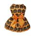 YUHAOTIN Dog Clothes Boy Small Pet Supplies Dog Clothing Pumpkin Dress Pet Dog Bat Dress Festival Dog Sweaters for Small Dogs Male with Harness Dog Vest Xl