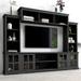 TV Stand with Bridge, Modern TV Console Table for TVs Up to 70"