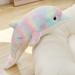 GBSELL Home Clearance Plush Toy Cute Colorful Dolphin Doll Colorful Dolphin Doll Sleeping Pillow Gifts for Women Men Mom Dad