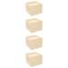 24 PCS Puzzle Trays Wooden 3D Puzzle Dish Stackable Puzzle Sorting Trays for Kids Toddler Child Children Adults Educational Toys Storing Organizer