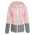 Women Autumn Raincoat Lightweight Waterproof Rain Jackets Hooded Windbreaker