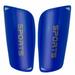 BESHOM 1 pair football plastic shin pads outdoor football sports protective gear Blue