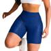 Ketyyh-chn99 Women Shorts 2024 Fashion Booty Shorts for Women Shorts for Women Running Shorts with Pockets Spandex Workout Tennis Skorts Blue 2XL