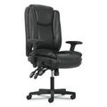 Sadie High-Back Executive Chair Black Leather HVST331