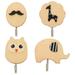 12 Pcs Wooden Hook Adhesive Hat Hooks Wall Kitchen Hanging Hanger Clothes Utility Nursery Hangers Child