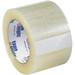 3 x 110 yds. Clear Tape LogicÂ® #122 Quiet Carton Sealing Tape - 24 Per Case