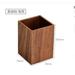 NUOLUX Desk Pen Holder Wooden Pen Organizer Multi-use Stationery Container Tabletop Wood Pencil Holder