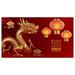 Chinese New Year Garage Door Decoration Chinese New Year Garage Door Banner Mural Cover 7 X 16/6 X 13 Feet Large Dragon Sign For Chinese New Year Holiday Party C