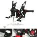 Arashi (Version 2.0) Rearsets for Suzuki Hayabusa GSX1300R Gen 2 2008 - 2020 Motorcycle Adjustable Footrests FootPegs Rear Sets GSX-R 1300 Black 2009 2010 2011 2012 2013 2014 2015 2016 2017 2018 2019