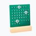 SDJMa 2024 Fashion Perpetual Calendar DIY Ring Reusable Handmade Date Record Desk Calendar for Office Supplies Home Shops Decoration Accessories Green