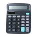 Qisuw Financial Accounting Tools 12-Digit Electronic Calculator with Battery +Solar Power for Home Office School Calculators