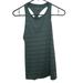 Athleta Tops | Athleta Womens Green Striped Mesh High Neck Racerback Athletic Chi Tank Top | Color: Green | Size: Missing Size Tag