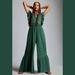 Anthropologie Pants & Jumpsuits | Anthropologie Embroidered Flounce Jumpsuit Sizes S, M & L Nwt | Color: Green | Size: Various