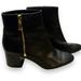 Michael Kors Shoes | Michael Kors Britt Ankle Boot | Color: Black/Gold | Size: 8