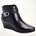 Giani Bernini Shoes | Nwt Giani Bernini Cherub Wedge Memory Foam Ankle Booties | Color: Black | Size: 8.5
