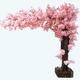 McOsu Artificial Cherry Blossom Tree,Artificial Plant Silk Sakura, Handmade Fake Cherry Blossom, for Home Wedding Party Garden Office Decoration Indoor/Outdoor 2.8x2.8m/9.2x9.2ft