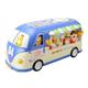 Folpus Interactive Bus School Bus Learning Toys Intellectual School Bus Baby Toy Musical Bus Toys for Party Favor Boys and Girls, Blue