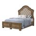 Avalon Furniture King Panel Bed Upholstered in Brown | 70 H x 66 W x 92 D in | Wayfair B00216 5/0