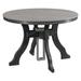 Rosecliff Heights Caeson 44 L x 44 W Outdoor Table Plastic in Gray/Black | 30 H x 44 W x 44 D in | Wayfair 8EC3DCEEE61047ECA0670FB922E2EBFB