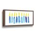 The Holiday Aisle® Abstract Hanukkah Lights On Canvas by Yass Naffas Designs Print Canvas in White | 18 H x 36 W x 2 D in | Wayfair