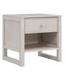 Winston Porter Oppelt 1 - Drawer Solid Wood Nightstand Wood in White | 20.5 H x 20 W x 17 D in | Wayfair 7389F33FC9654D519F10BD756533D2E2