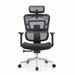 Inbox Zero Marcelien Office Chair Mesh w/ Headrest High Back Adjustable Office Chair Full Mesh Office Chair in Gray/Black/Brown | Wayfair