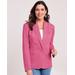 Blair Women's Lined Blazer - Pink - 10 - Misses