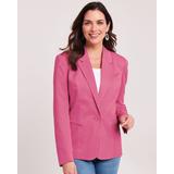 Blair Women's Lined Blazer - Pink - 8P - Petite