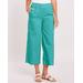 Blair Women's DenimLite Cropped Mid-Rise Flare Pants - Blue - 6P - Petite