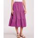 Blair Women's DenimLite Tiered Skirt - Purple - 2XL - Womens