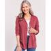 Blair Women's Essential Button Front Jacket - Red - 2XL - Womens