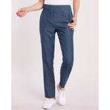 Blair Women's DenimLite Straight Leg Pants - Denim - 12P - Petite