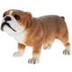 British bulldog resin statue | home garden english ornament puppy animal pet