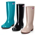 2022 scarpe da pioggia da donna Casual in PVC con stivali al ginocchio antiscivolo impermeabili in
