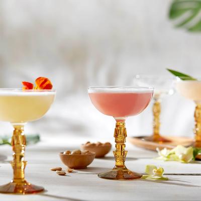 Libbey Tiki Coupe Cocktail Glasses, 8.5-ounce, Set of 4 - Set of 4