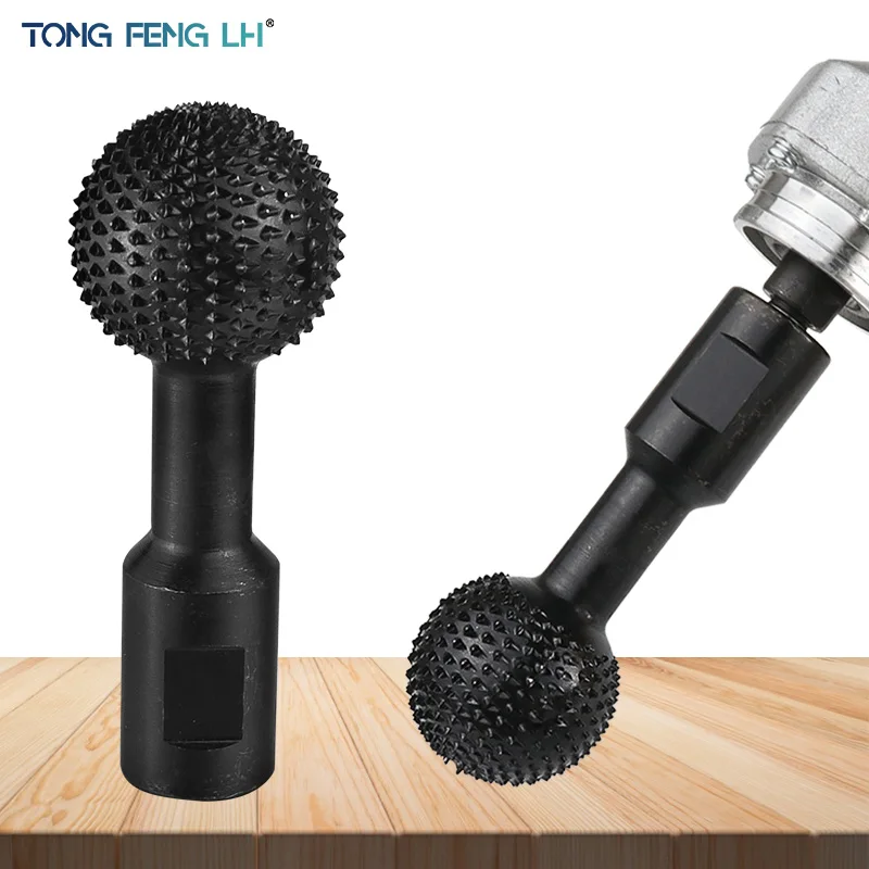 10mm/14mm Holz bearbeitungs werkzeuge Winkels chl eifer Kugel schleifkopf Kugel meißel Kugel messer Schleifen und Herstellung von Löffel Hobel feilen kopf Image