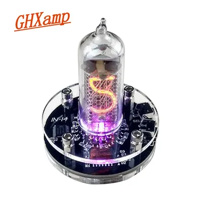GHXAMP IN-14 Einzel-rohr Glow Uhr Nixie Audio Home Made Zubehör Diy USB 5V Image