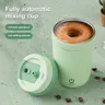 Automatische elektrische rührende Kaffeetassen selbst rührende Kaffeetasse mit Strohhalm