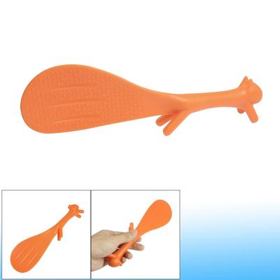 Rice Paddle Orange Plastic Squirrel Shaped Non-stick Sushi Scoop