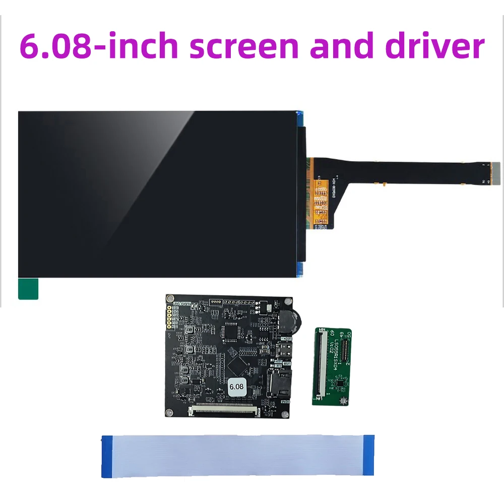 3D-Drucker Lichthärtender DXQ608-X04 Bildschirm 6,08 Zoll Mono2K 2560 * 1620 Auflösung HDMI zu MIPI Treiber-Steuerplatine Image