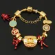 Disney Wunder Eisen Mann Charme Armband Gold Farbe Superhelden Frauen DIY Armband Rächer Armreifen