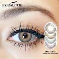 EYESHARE Auge Linsen Grau Farbe Kontaktlinsen Farbige Kontaktlinsen für Augen Kosmetik Kontaktlinsen