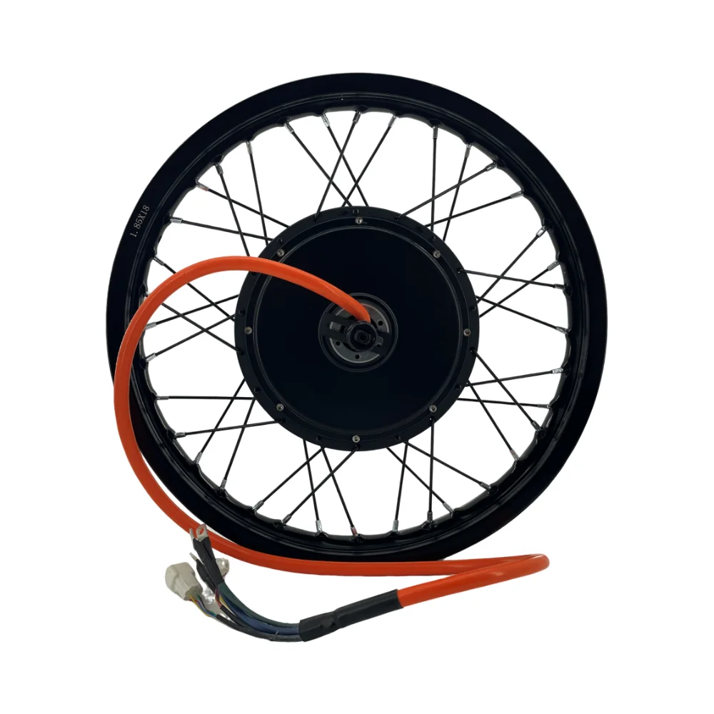 QS 205 50H V3 6000W Hub Motor Für Elektrische Moped mit 1.85*19 zoll Rad Image
