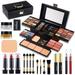 Professional Makeup Kit for Women Girls Full Kit with Mirror 58 Colors All in One Make up Gift Set Included Eyeshadow Compact Powder Blusher Lipstick Eyebrow Pencil Gitter Gel Eyeliner Mascara