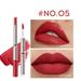 WOXINDA 6 Colors Nude Lipstick Liquid Lipstick Set 2 In 1 Lip Stick Lip Gloss Lip Stain Long Lasting Non Stick Cup Nude Lip Makeup