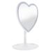 2pcs Lighted Mirror LED Mirror Convenient Heart Modeling Desk Mirror LED Lighted Mirror